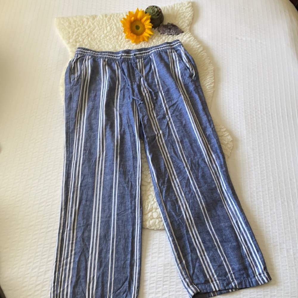 Linen striped Pants ☀️